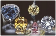 Diamant : blanc, bleu, rose, jaune, champagne, cognac, rouge, etc...