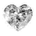 Diamante Coraz�n de 0,50 quilate, Color G y Pureza IF + certificado GIA