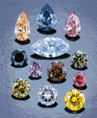 Diamantes tallados Fancy Color