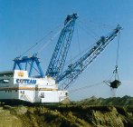 Extracción industrial del diamante: Dragline