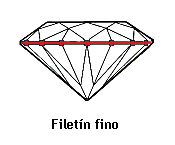 Filetín del diamante