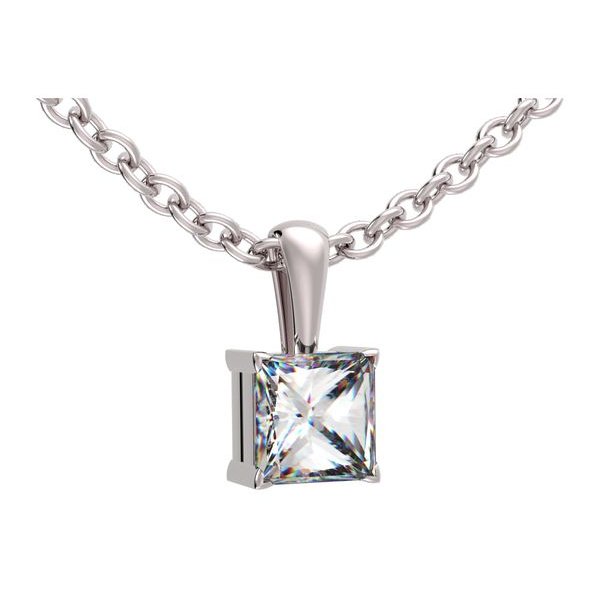 Colgante garras anillo en oro blanco, Ref. 5187