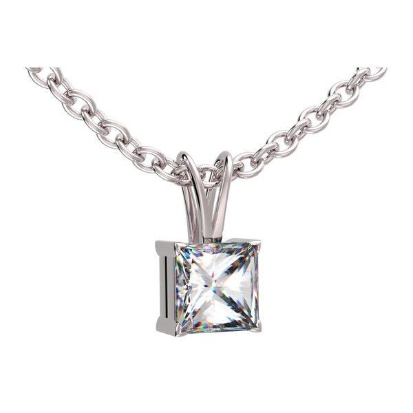 Colgante garras doble anillo en oro blanco, Ref. 5191