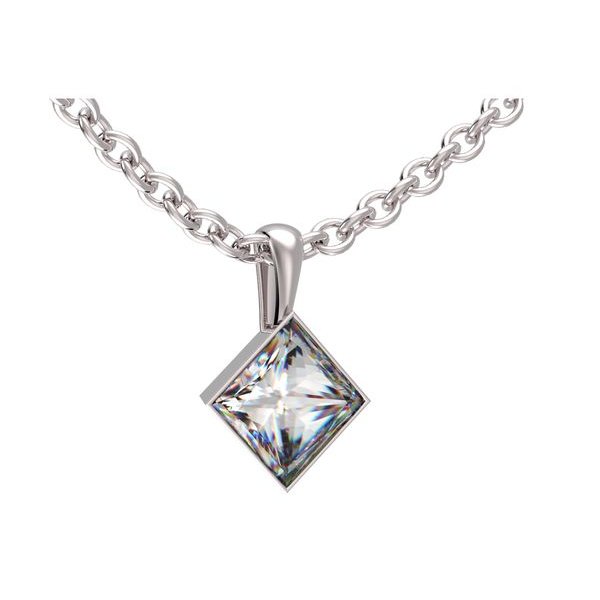 Colgante garras tourne anillo en oro blanco, Ref. 5195