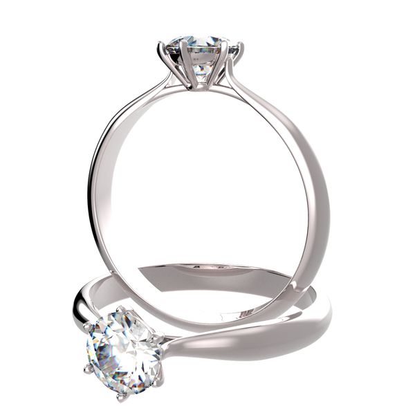 Solitario de diamante