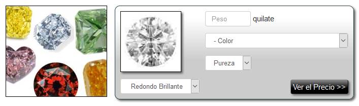 Simulador Precio del Diamante de Color
