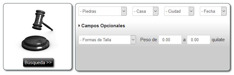 Resultados de las subastas